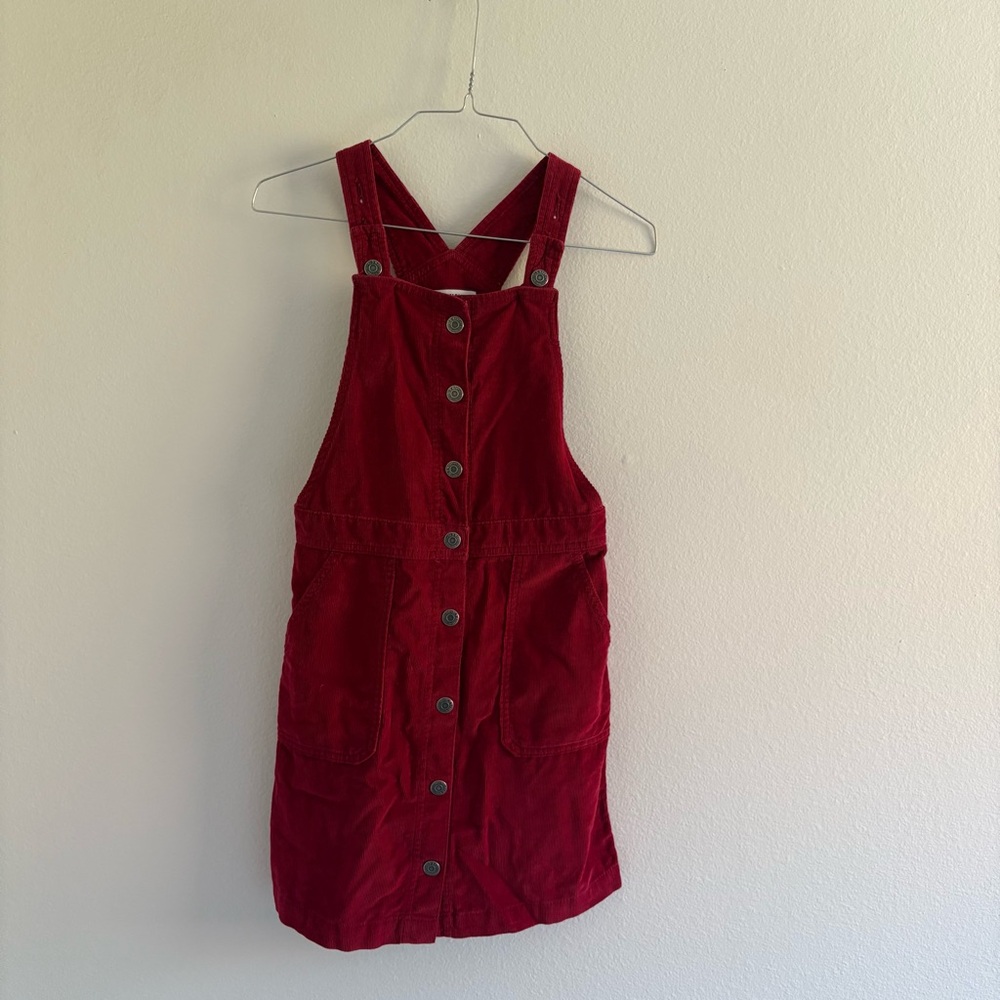 Old Navy • Red‎ Corduroy Button-Down Jumper